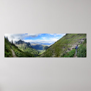 Highline Trail - Nationaal Park Glacier Poster