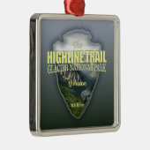 Highline Trail (pijlpunt) Metalen Ornament (Rechts)