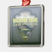 Highline Trail (pijlpunt) Metalen Ornament (Links)