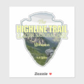 Highline Trail (pijlpunt) Sticker (Vel)