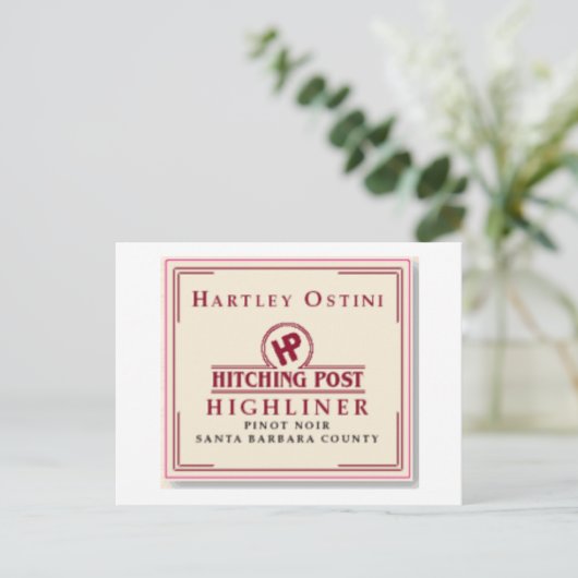 Highliner-Briefkaart Briefkaart (Staand voorkant)