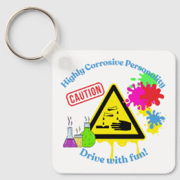Highly Corrosive Personality Class 8 ADR Trucker Sleutelhanger