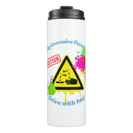 Highly Corrosive Personality Class 8 ADR Trucker Thermosbeker