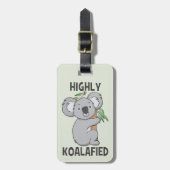 Highly Koalafied Koala Bagagelabel (Voorkant verticaal)