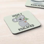Highly Koalafied Koala Bier Onderzetter (Linkerzijde)