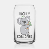 Highly Koalafied Koala Blikvorm Glas (Voorkant)