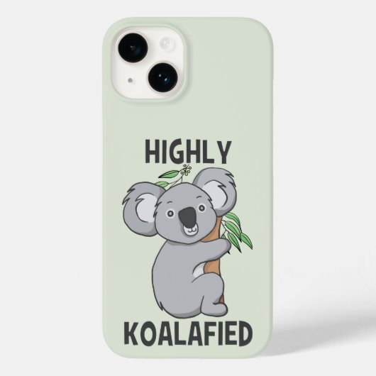 Highly Koalafied Koala Case-Mate iPhone Case (Achterkant)