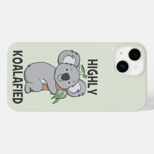 Highly Koalafied Koala Case-Mate iPhone Case (Achterkant (horizontaal))