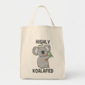 Highly Koalafied Koala Cute Tote Bag (Voorkant)