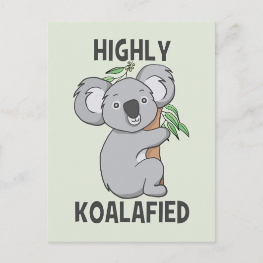 Highly Koalafied Koala Feestdagenkaart (Voorkant)