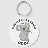 Highly Koalafied Koala - Gekwalificeerde Cook Sleutelhanger (Voorkant)