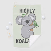 Highly Koalafied Koala Golfhanddoek (Insitu)