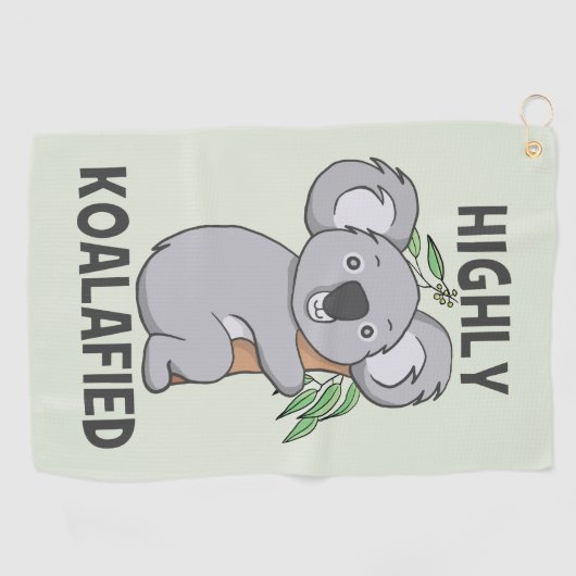 Highly Koalafied Koala Golfhanddoek (Horizontaal)