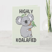 Highly Koalafied Koala Kaart (Voorkant)