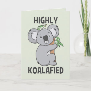Highly Koalafied Koala Kaart