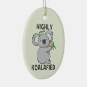 Highly Koalafied Koala Keramisch Ornament (Rechts)