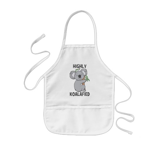 Highly Koalafied Koala Kinder Schort (Voorkant)