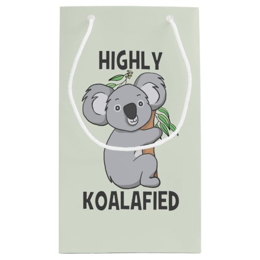 Highly Koalafied Koala Klein Cadeauzakje (Achterkant)