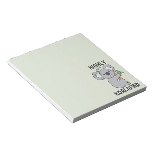 Highly Koalafied Koala Notitieblok (Schuin)