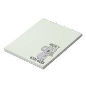 Highly Koalafied Koala Notitieblok (Linkerzijde)