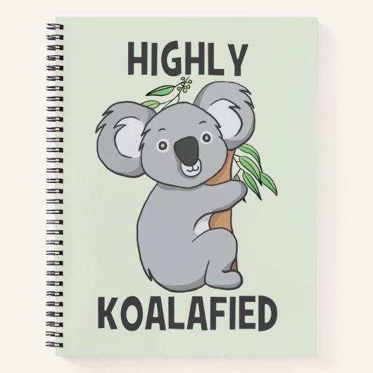 Highly Koalafied Koala Notitieboek (Voorkant)