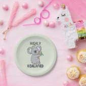 Highly Koalafied Koala Papieren Bordje (Feest)