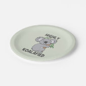 Highly Koalafied Koala Papieren Bordje (Gekanteld)