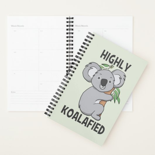 Highly Koalafied Koala Planner (Display)
