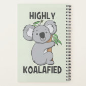 Highly Koalafied Koala Planner (Achterkant)