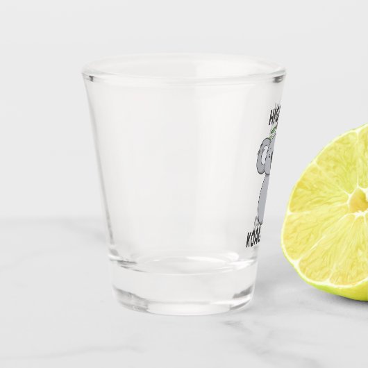 Highly Koalafied Koala Shot Glas (Links)