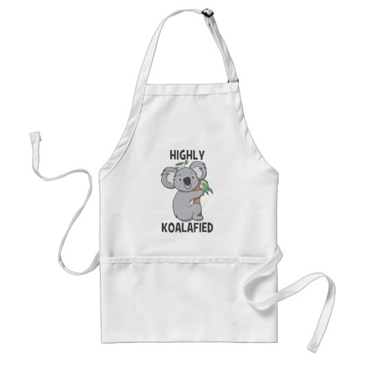 Highly Koalafied Koala Standaard Schort (Voorkant)