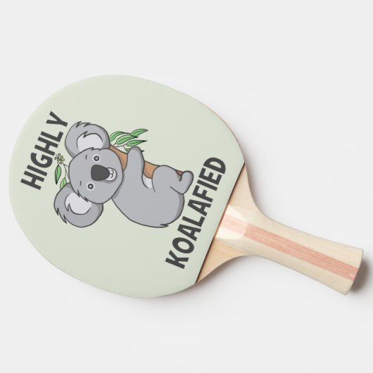 Highly Koalafied Koala Tafeltennisbatje (Zijkant)
