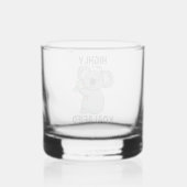 Highly Koalafied Koala Whisky Glas (Achterkant)
