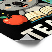 Highly Koalafied Teacher - Funny Koala Bear  Poster (Hoek)