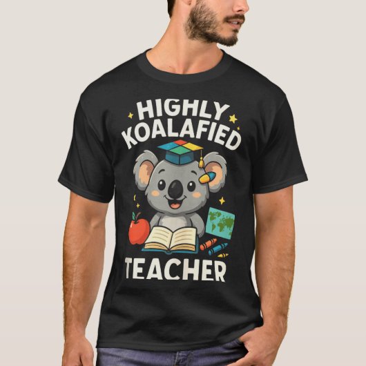 Highly Koalafied Teacher - Funny Koala Bear Tank T (Voorkant)