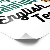 Highly Koalified English Teacher Foto Afdruk (Hoek)