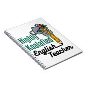 Highly Koalified English Teacher Notitieboek (Rechterzijde)