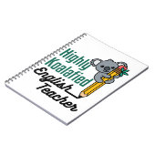 Highly Koalified English Teacher Notitieboek (Linkerzijde)