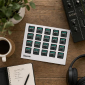 Highpass the Drama – Synth Nerd Vierkante Sticker