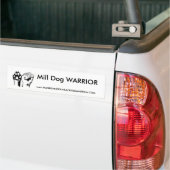 highres_2495984, Mill Dog WARRIOR, www.HANDSAND... Bumpersticker (Op Truck)