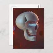 Highrise Living on Skull Asteroid 42-C Briefkaart (Voorkant / Achterkant)