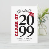 Highschool Graduation Aankondiging (Staand voorkant)