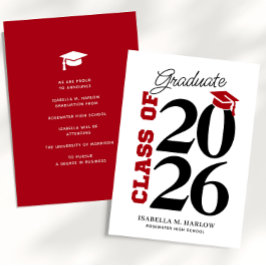 Highschool Graduation Aankondiging