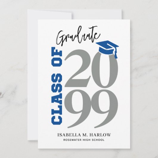 Highschool Graduation Aankondiging (Voorkant)