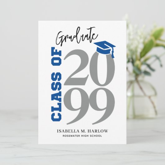 Highschool Graduation  Aankondiging (Staand voorkant)