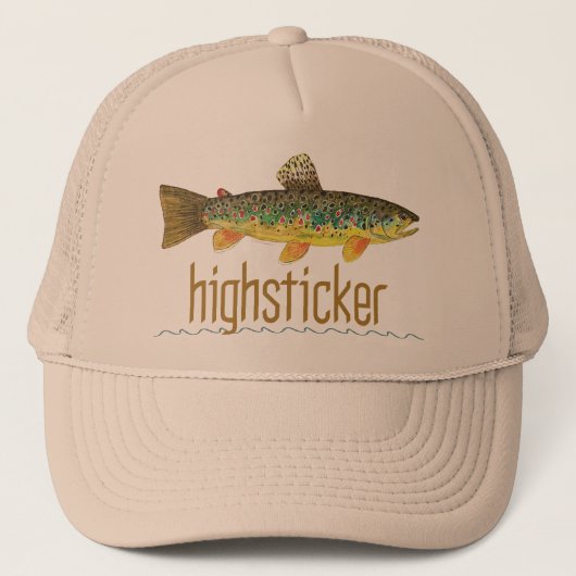Highsticker - Fly Fishing Trucker Pet (Voorkant)