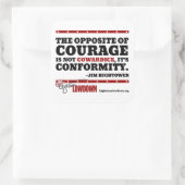 Hightower Lowdown: het tegenovergestelde van moed  Vierkante Sticker (Tas)