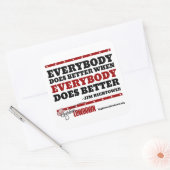 Hightower Lowdown: iedereen doet het beter (Sticke Vierkante Sticker (Envelop)