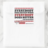 Hightower Lowdown: iedereen doet het beter (Sticke Vierkante Sticker (Tas)