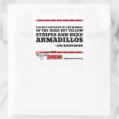 Hightower Lowdown: niets in het midden (Sticker) Vierkante Sticker (Tas)